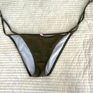 rare victoria secret olive green bottoms